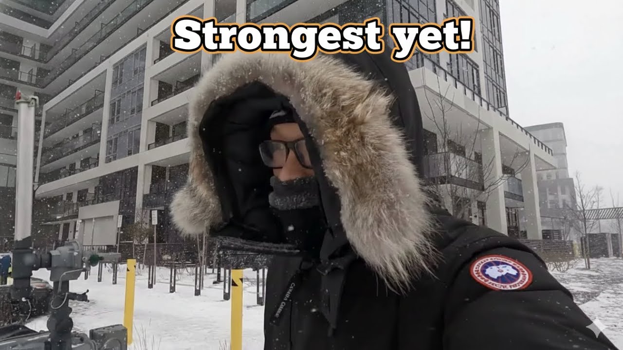 Strongest Winter Storm Yet Since Arriving in Canada! | Life in Canada