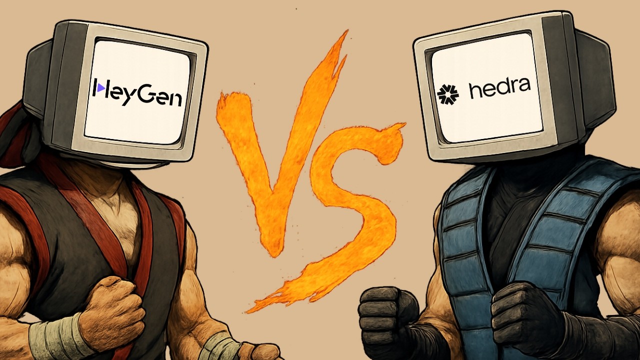 Hedra (Character 3) vs Heygen (Avatar 4) - AI Lipsync Battle