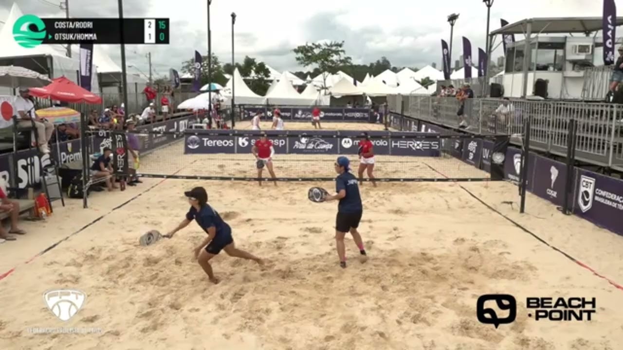 Copa do Mundo de Beach Tennis 2025: Espanha e Japão travam batalha de "quebras" e equilíbrio total