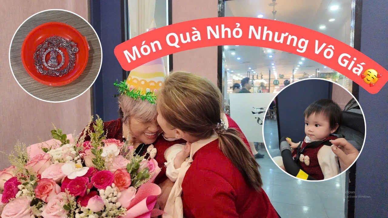 Na Lần Đầu Ăn Sinh Nhật Bà Ngoại 👶🎂 | Món Quà Nhỏ Nhưng Ý Nghĩa Rất Lớn