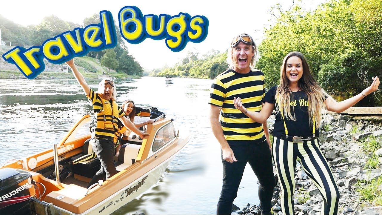 River fun for kids. Explore a GIANT River in New Zealand! See SPEED BOATS & a lot more.