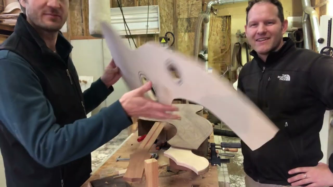 Luthier builds $10,000 Harp Guitar for himself (part 1)