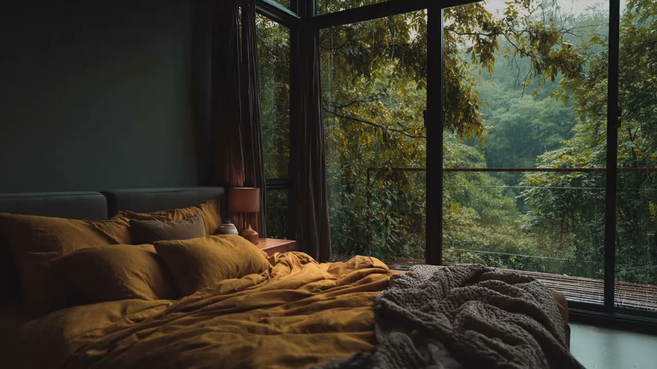 Gentle Rain Sounds for Deep Sleep, Relaxation, Stress Relief and Peaceful Night Ambience