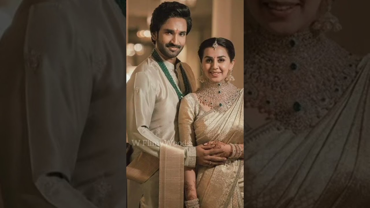 Nikki Galrani 💞Aadhi wedding Photos
