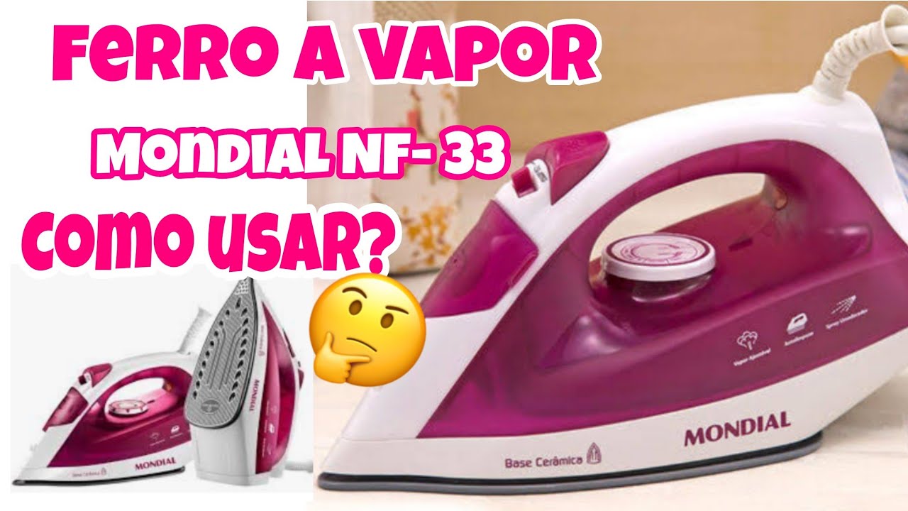Resenha completa do Ferro a vapor Mondial NF 33/ Testando o ferro pela primeira vez