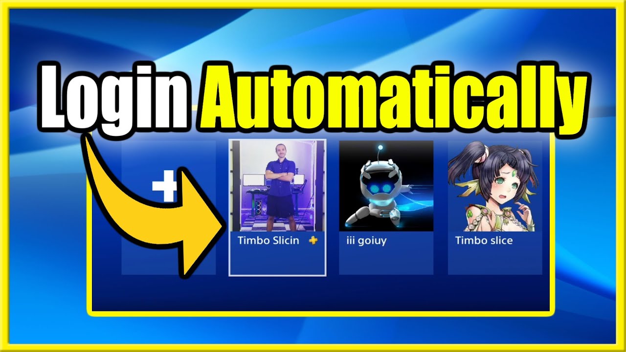 How to Turn On & OFF Auto Login to PS4 Account (Best Tutorial!)
