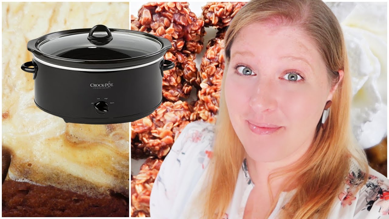 Easy Crockpot Desserts - Crocktober Sweet Treats
