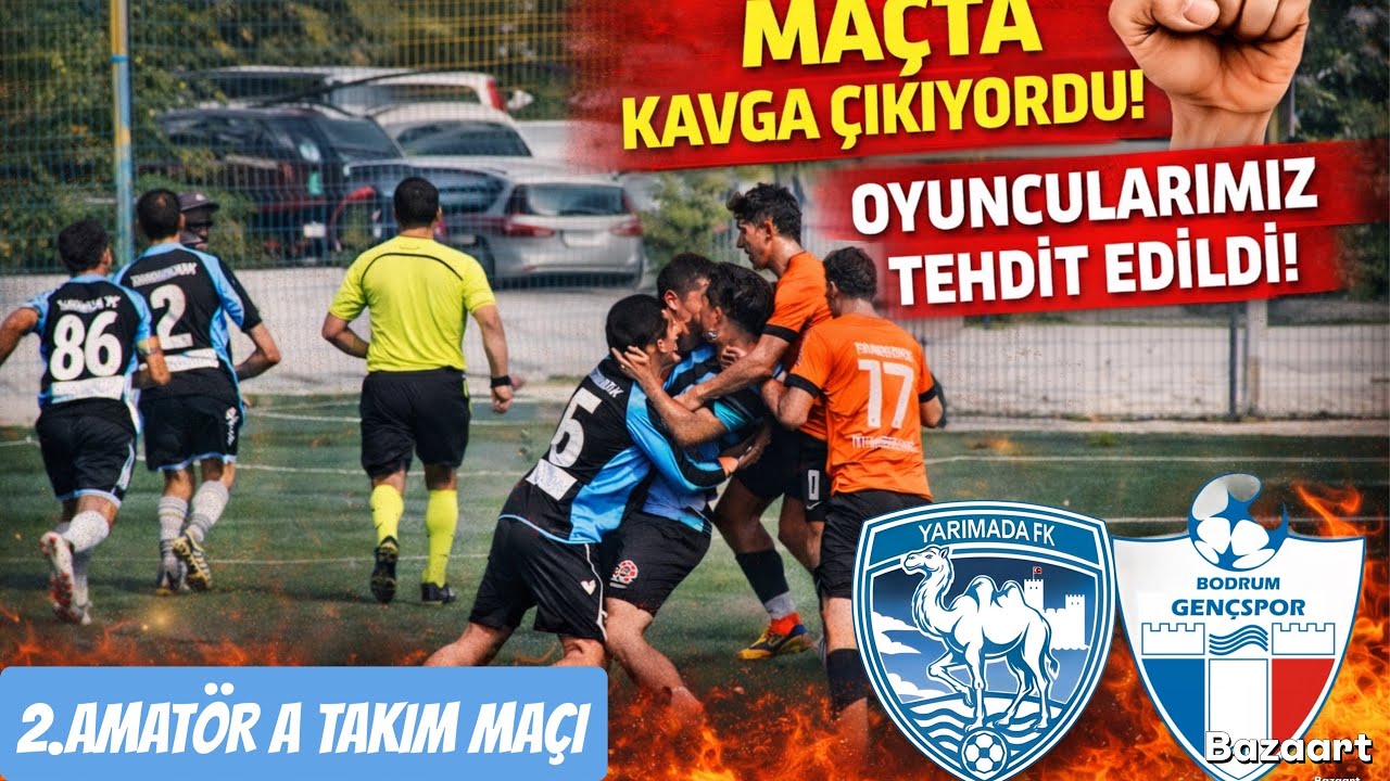 YARIMADA FK VS BODRUM GENÇSPOR MUĞLA 2.AMATÖR A GRUBU NEFES KESEN MAÇ! 