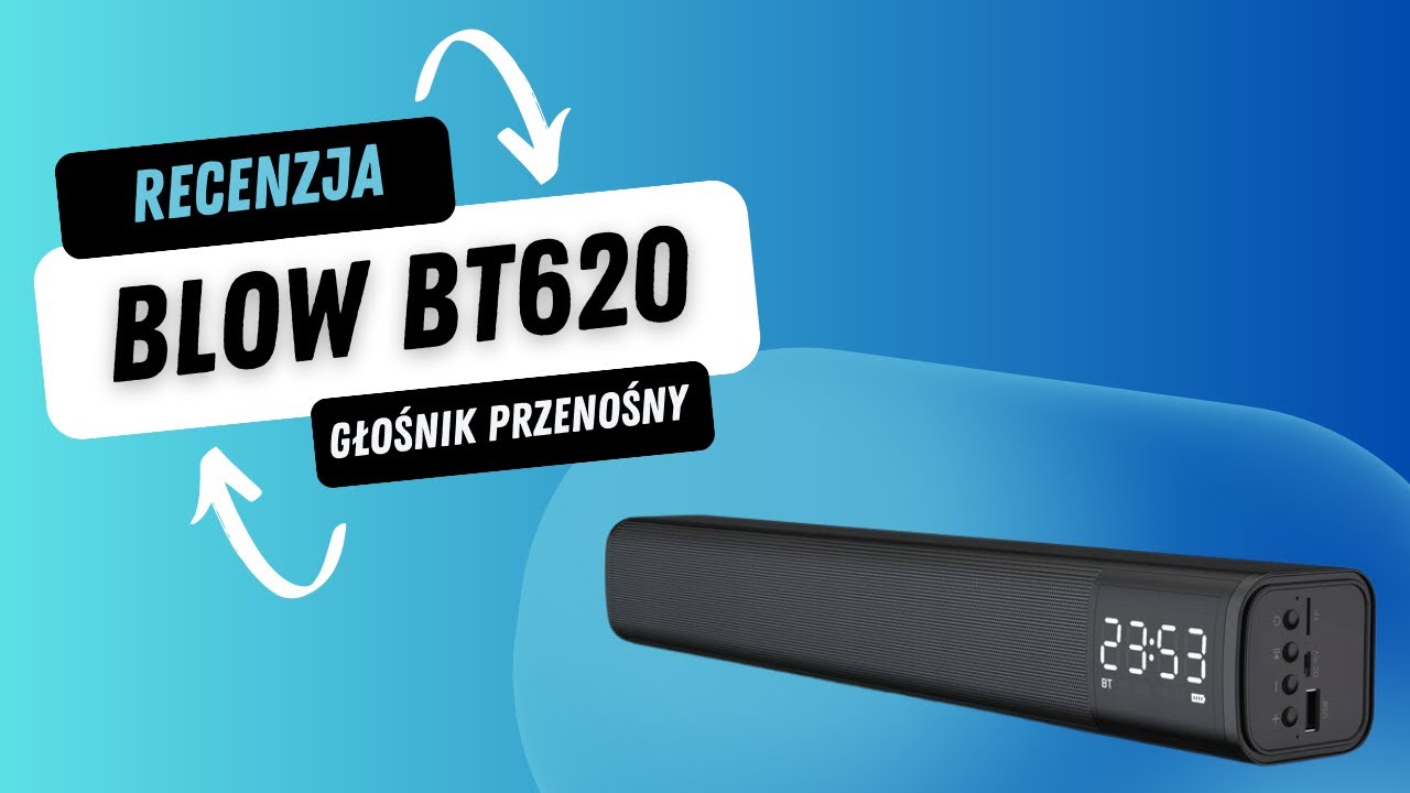 Głośnik przenośny Blow BT620 czarny - RECENZJA