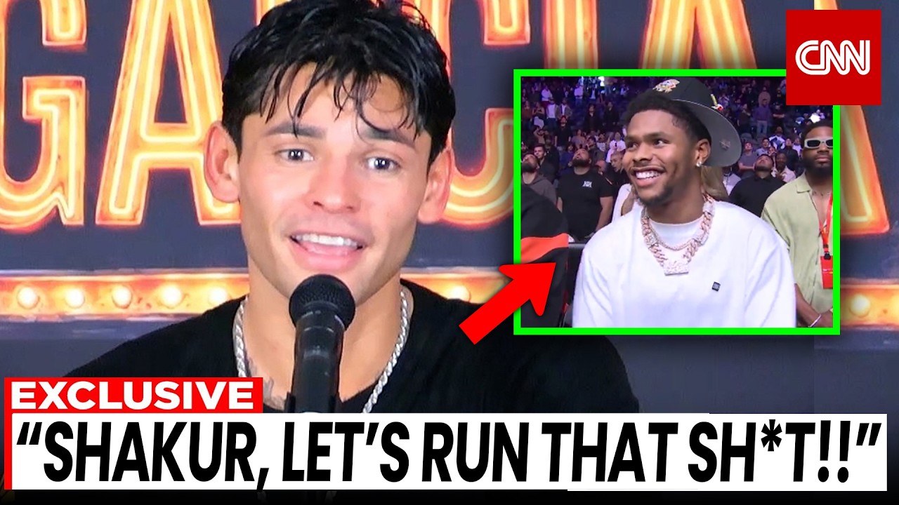 Ryan Garcia Calls Out Shakur Stevenson at Post Fight Press Conference!