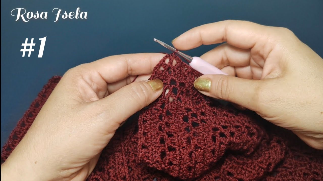 La Blusa MAS FÁCIL que vas a tejer/Crochet #seguidores #crochet #rosaisela