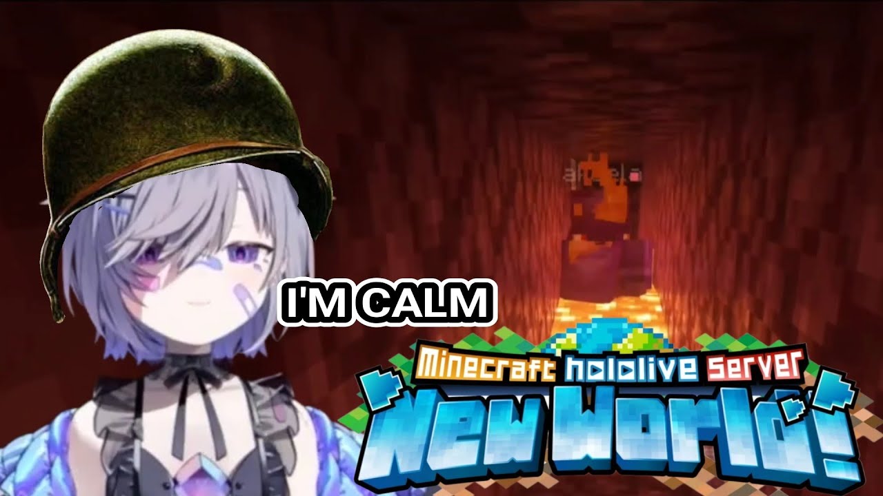 Biboo Speechless at How Calm Kaela is in the Nether! [ Hololive EN | Minecraft ]