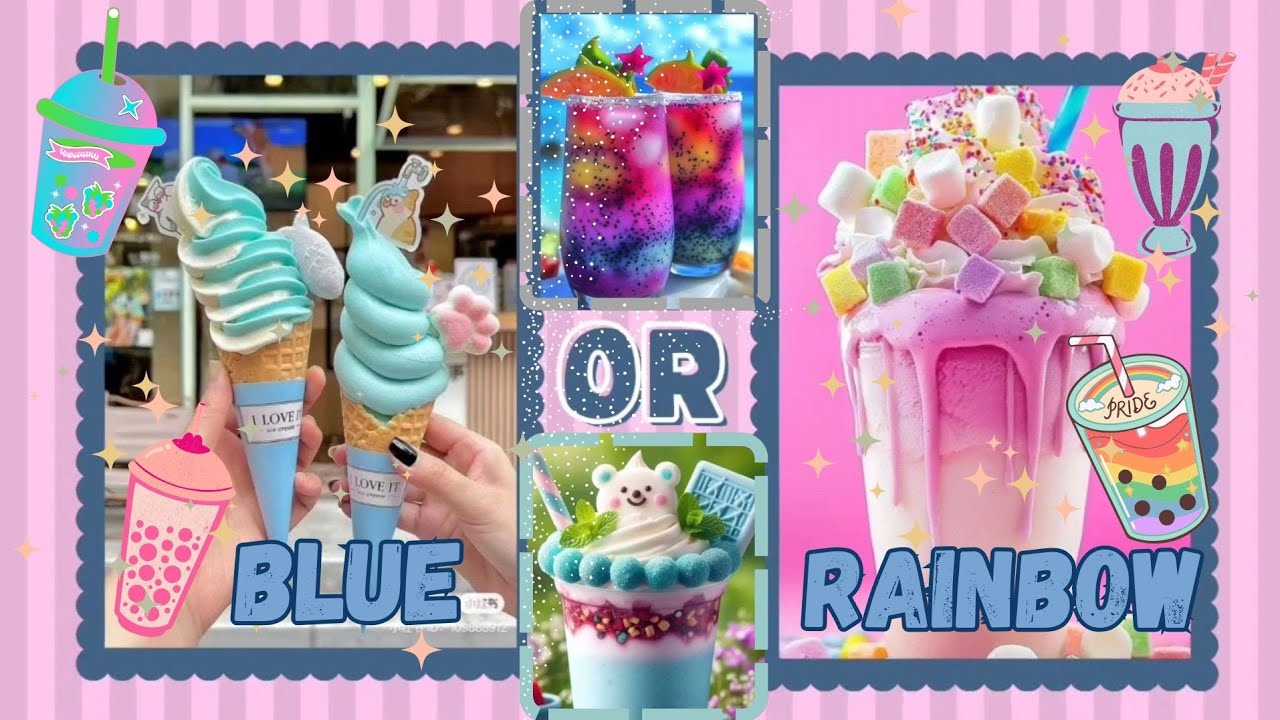 KALIAN TIM MINUMAN APA??? BLUE OR RAINBOW??? #rajendraanimasi