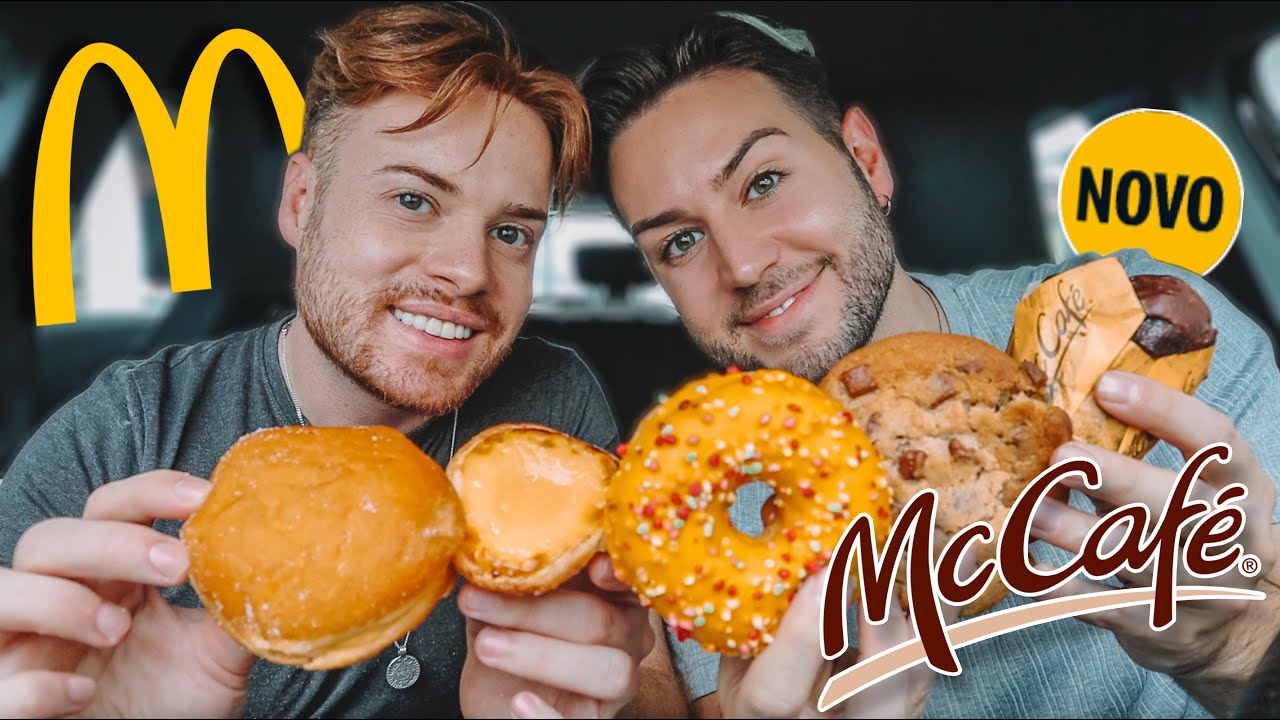 PROVÁMOS TODOS OS DOCES DO MCCAFÉ DO MCDONALD'S! *chocados* 🍩
