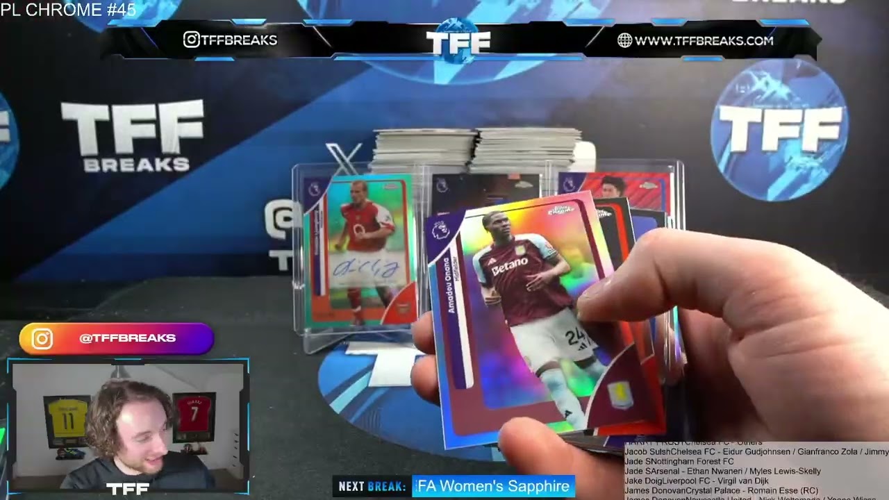 2026 Topps Chrome Premier League EPL Soccer Hobby 12-Box Case PYT/PYP #45