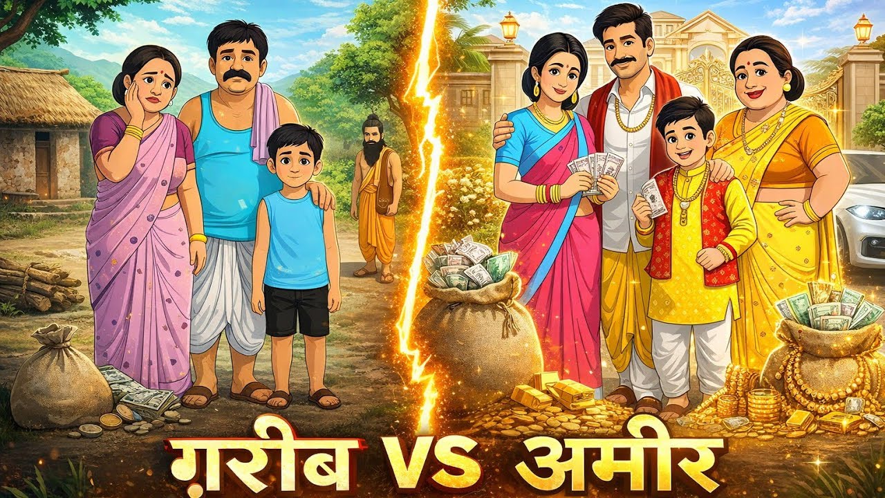भाग्य की लिखी तकदीर | Hindi Kahani |Moral Story | Hindi Kahaniya | Cartoon Kahaniya 