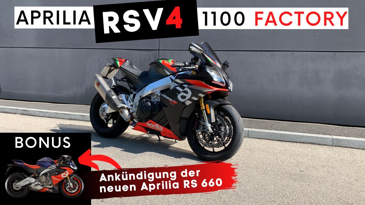 Aprilia RS 660 und RSV4 1100 Factory 2020 | mit Akrapovic Sound-Test