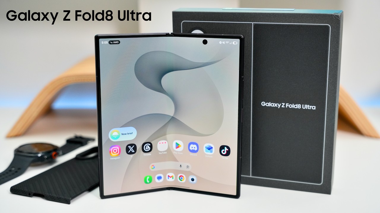 Samsung Galaxy Z Fold 8 Ultra Unboxing, Setup, Review (4K60)