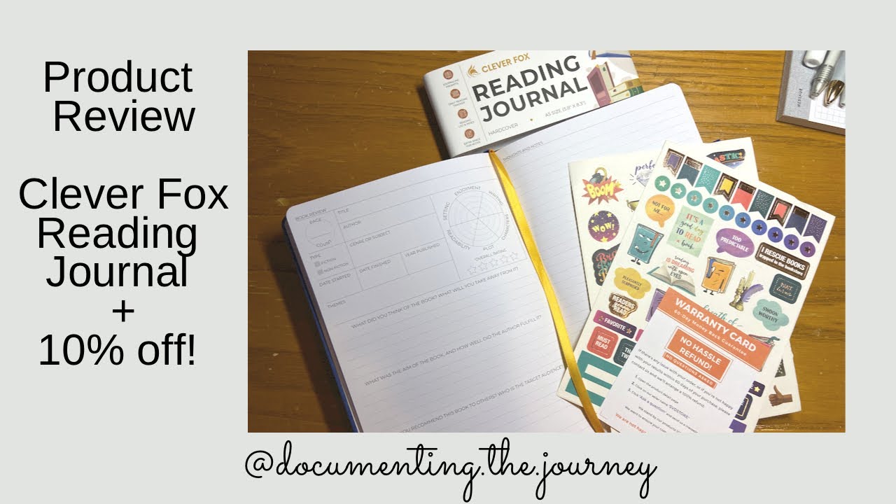 Clever Fox Reading Journal Review +10% off!