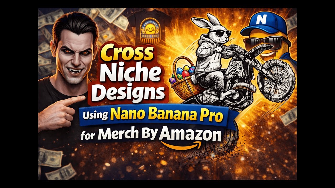 Cross Niche T-Shirts That Actually Sell! – Nano Banana Pro for Merch by Amazon