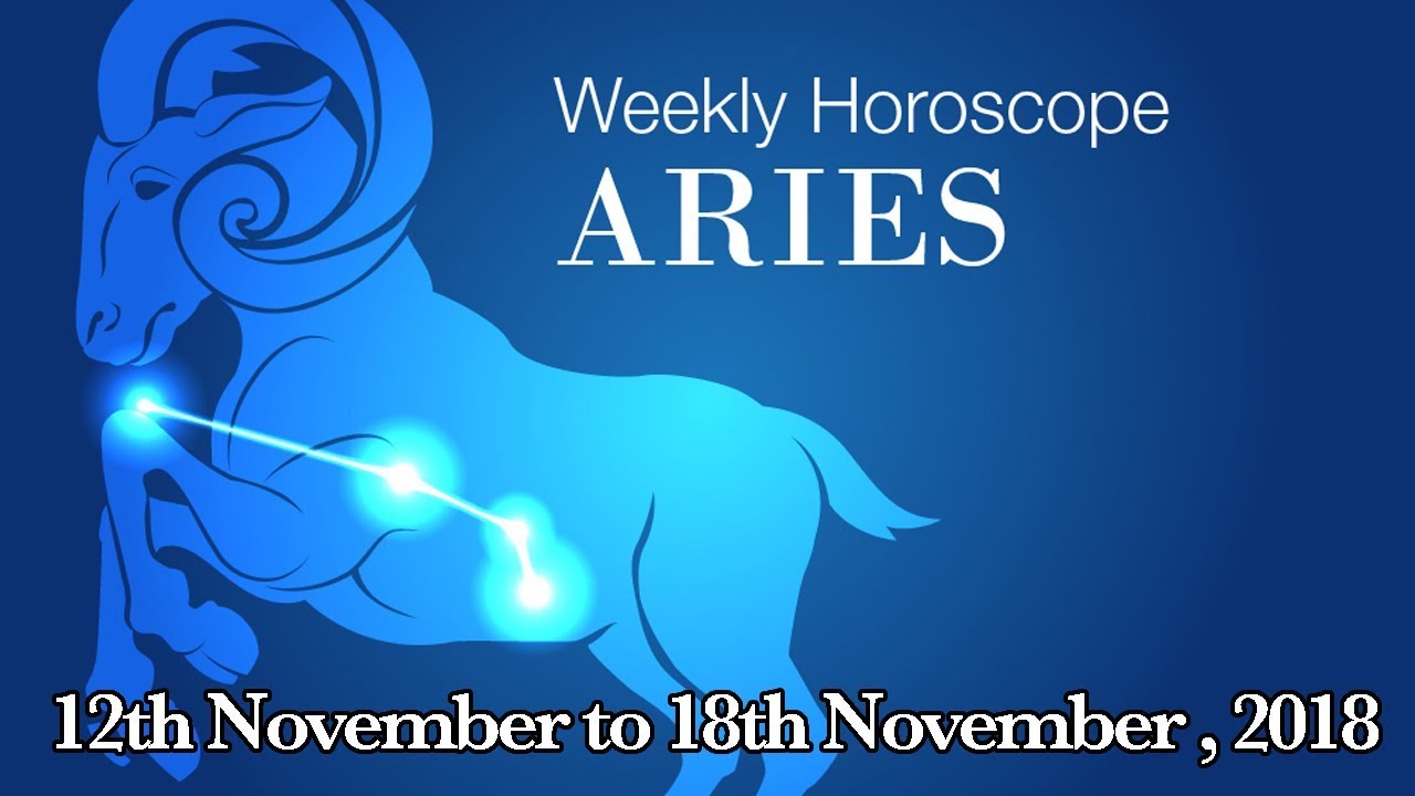 Aries Horoscope - Aries Weekly Horoscope From 12th November 2018