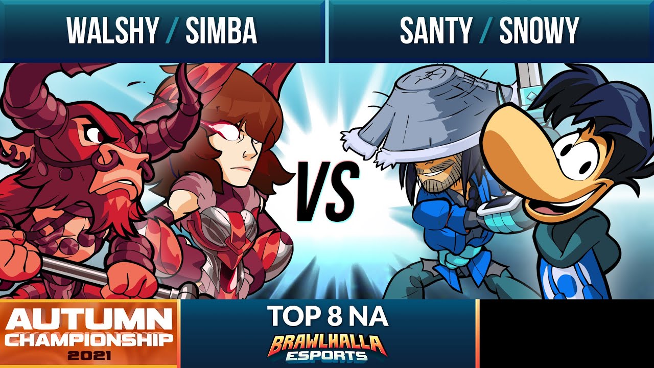 Walshy & Simba vs Santy & Snowy - Top 8 - Autumn Championship 2021 - NA 2v2
