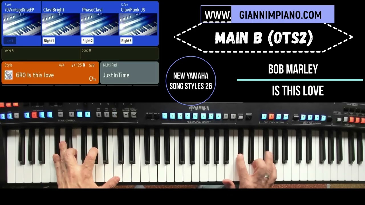 113. IS THIS LOVE (BOB MARLEY) - YAMAHA SONG-STYLE DEMO Produzione GianniM