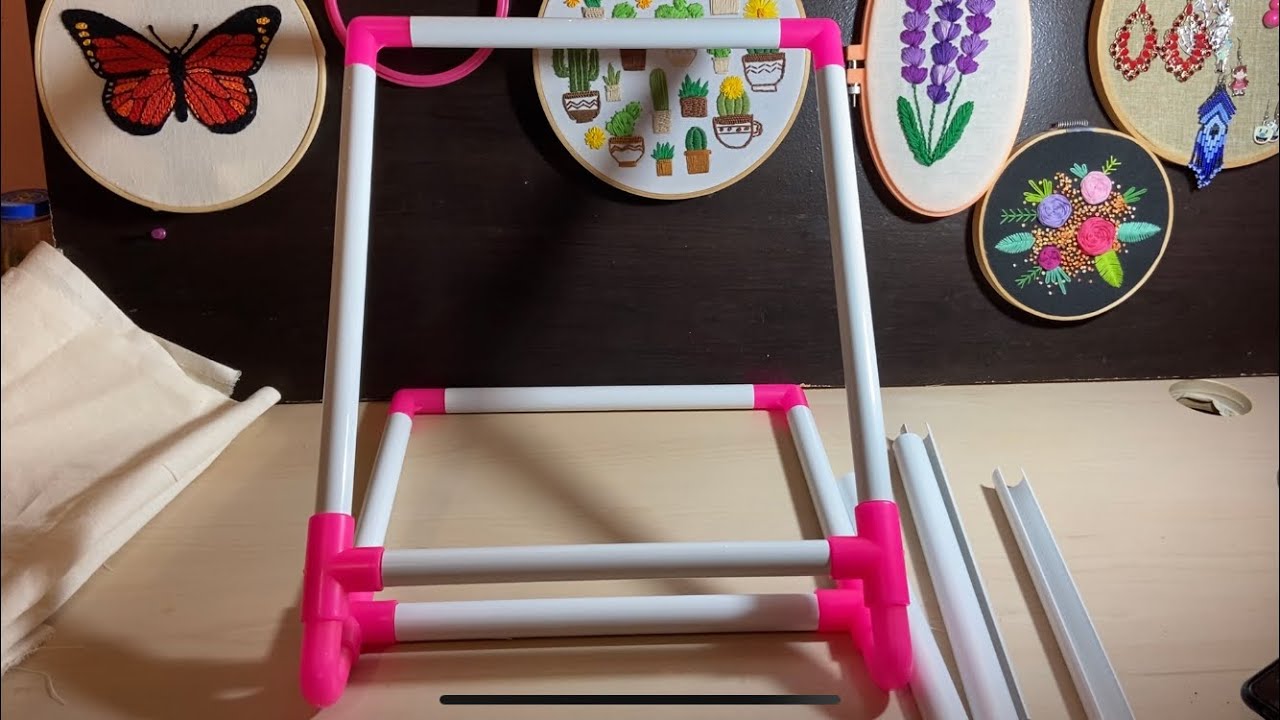 Soporte bastidor para bordados