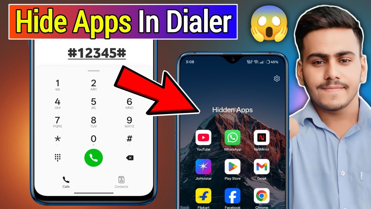 dialer me app hide kaise kare | dialler mein app ko kaise chhupaye | how to hide app in dialler |
