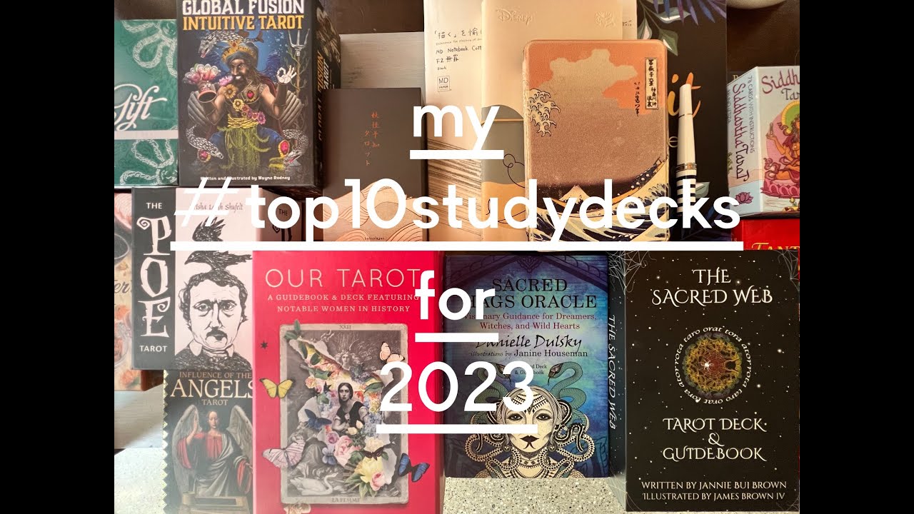 My #top10studydecks for 2023