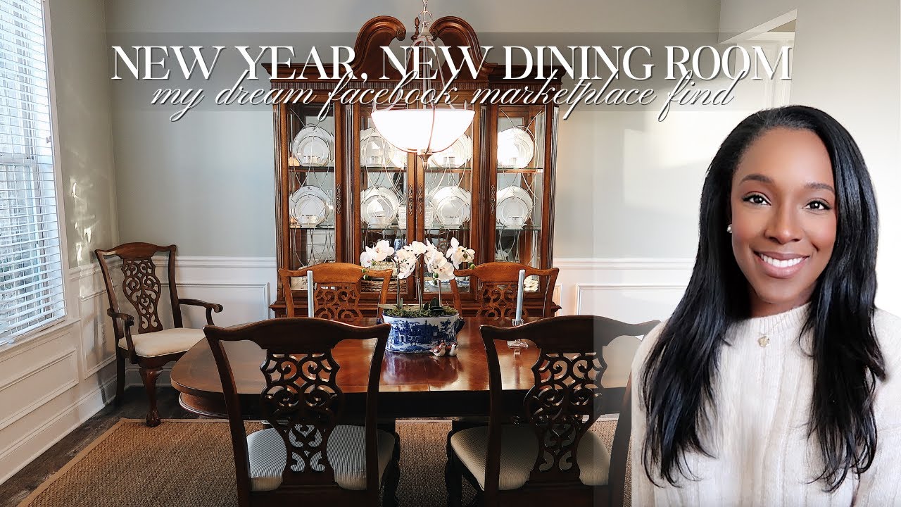 *NEW* VLOG | NEW YEAR, NEW DINING ROOM | My first Facebook Marketplace find | Krista Bowman Ruth