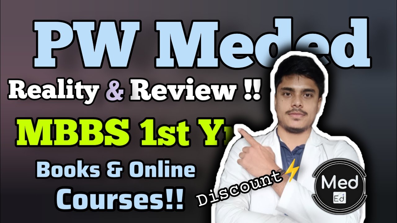 PW MedEd Review & Details 2025 | MBBS 1st Year Books Full Guide 📚 | 