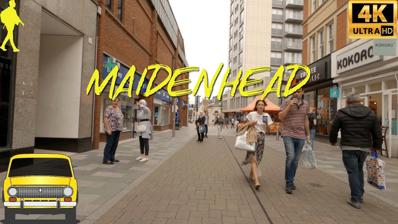 Maidenhead on a scooter