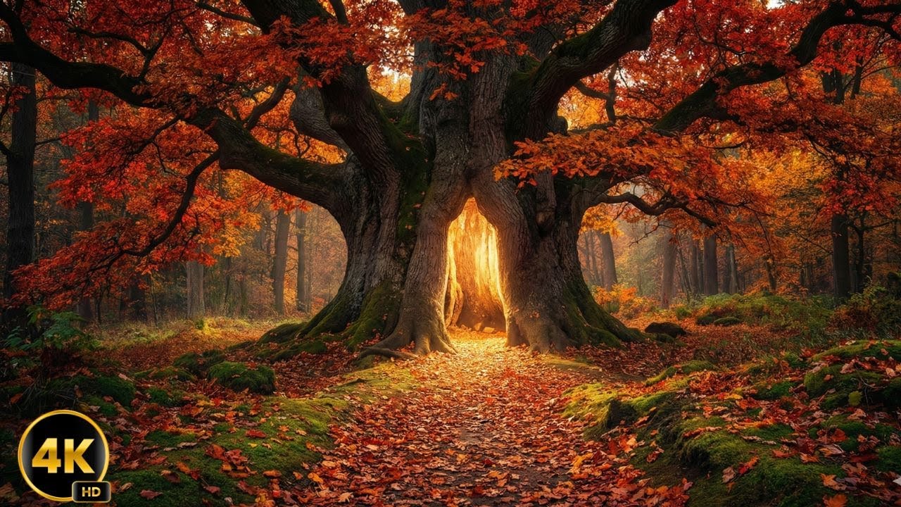 Mystery of the Devil’s Forest 🌲 | Relaxing 4K Walk Through Dark Woods #relaxation #forestwalk