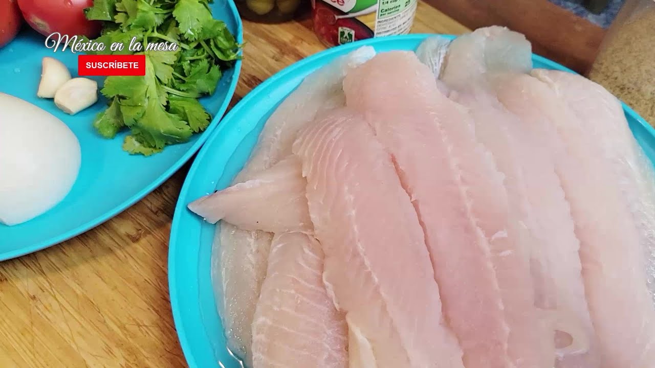 Filete De Pescado En Salsa De Tomate Con Aceitunas Muy Rico 😊❤