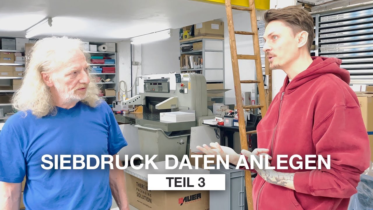 Siebdruck erklärt Teil 3 - So sollte die Datei angelegt sein. - NERD Talk - VLOG