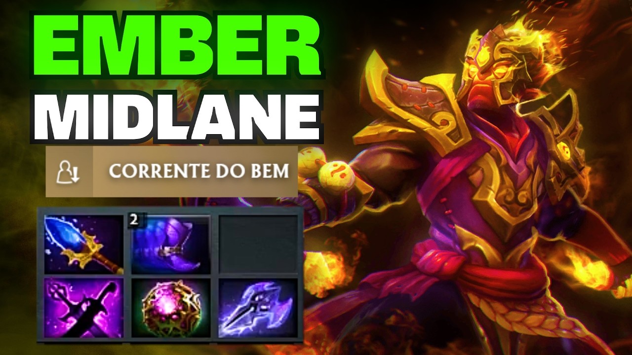ESTRAGO ABSURDO DE EMBER MID (25+ kills) - Ranked na MAIN