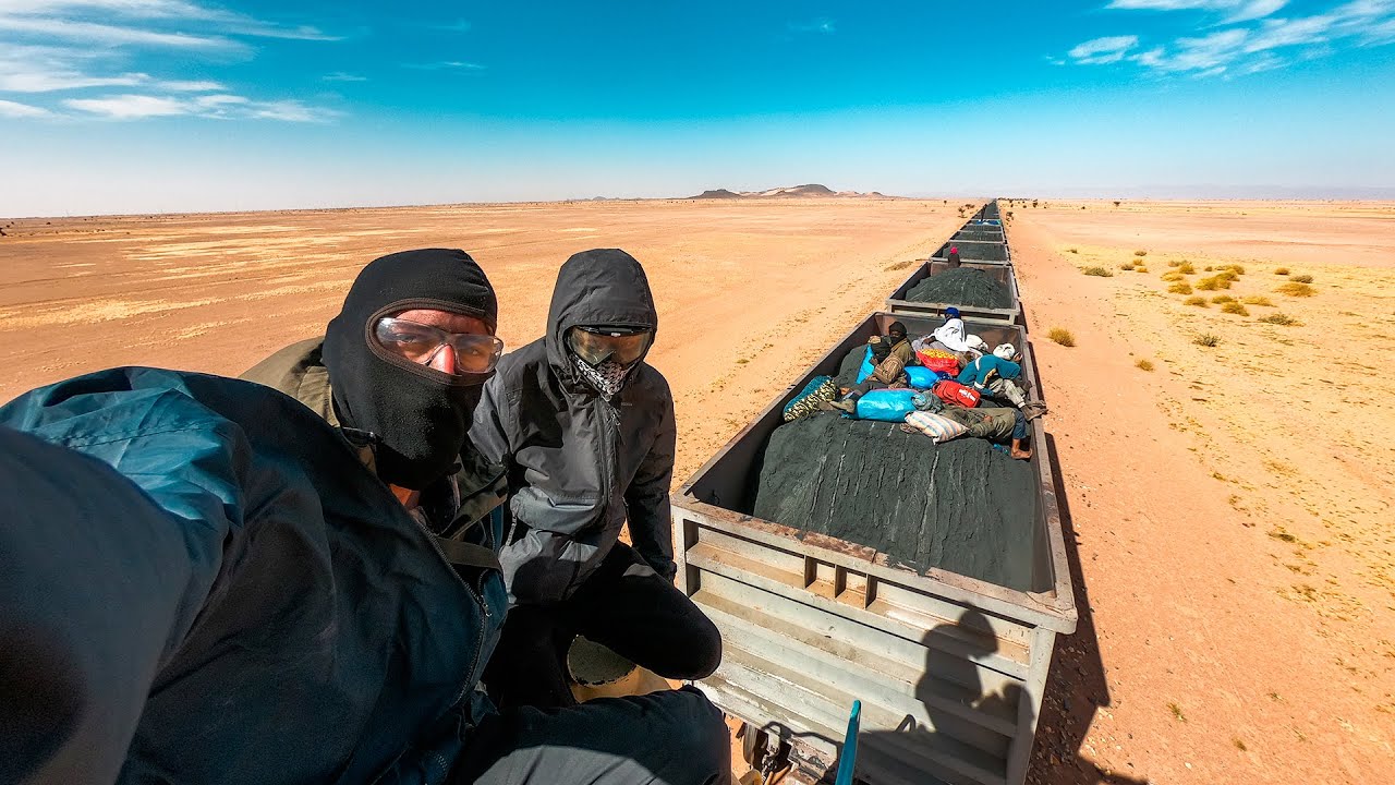Journey across Mauritania by Africa's longest train 🇲🇷