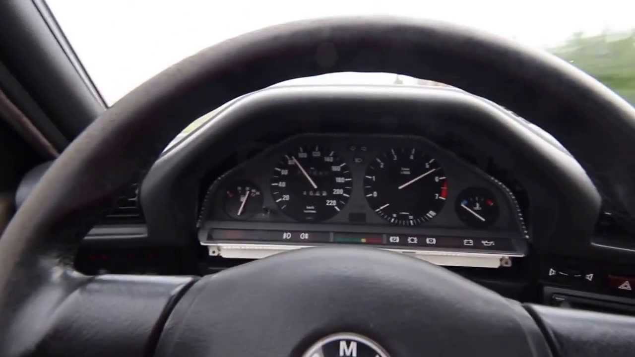 BMW E30 327i 0-120 km/h