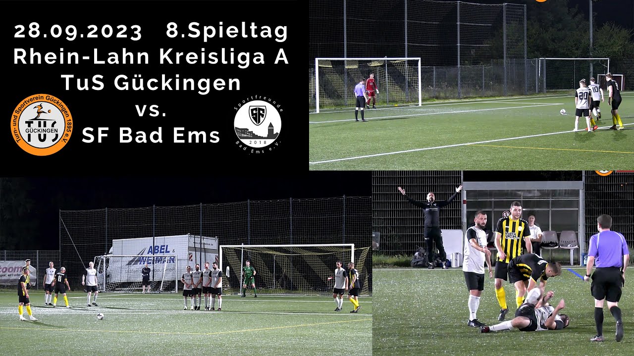 Kreisliga: Traumtor durch direkt verwandelten Freistoß! TuS Gückingen vs. SF Bad Ems