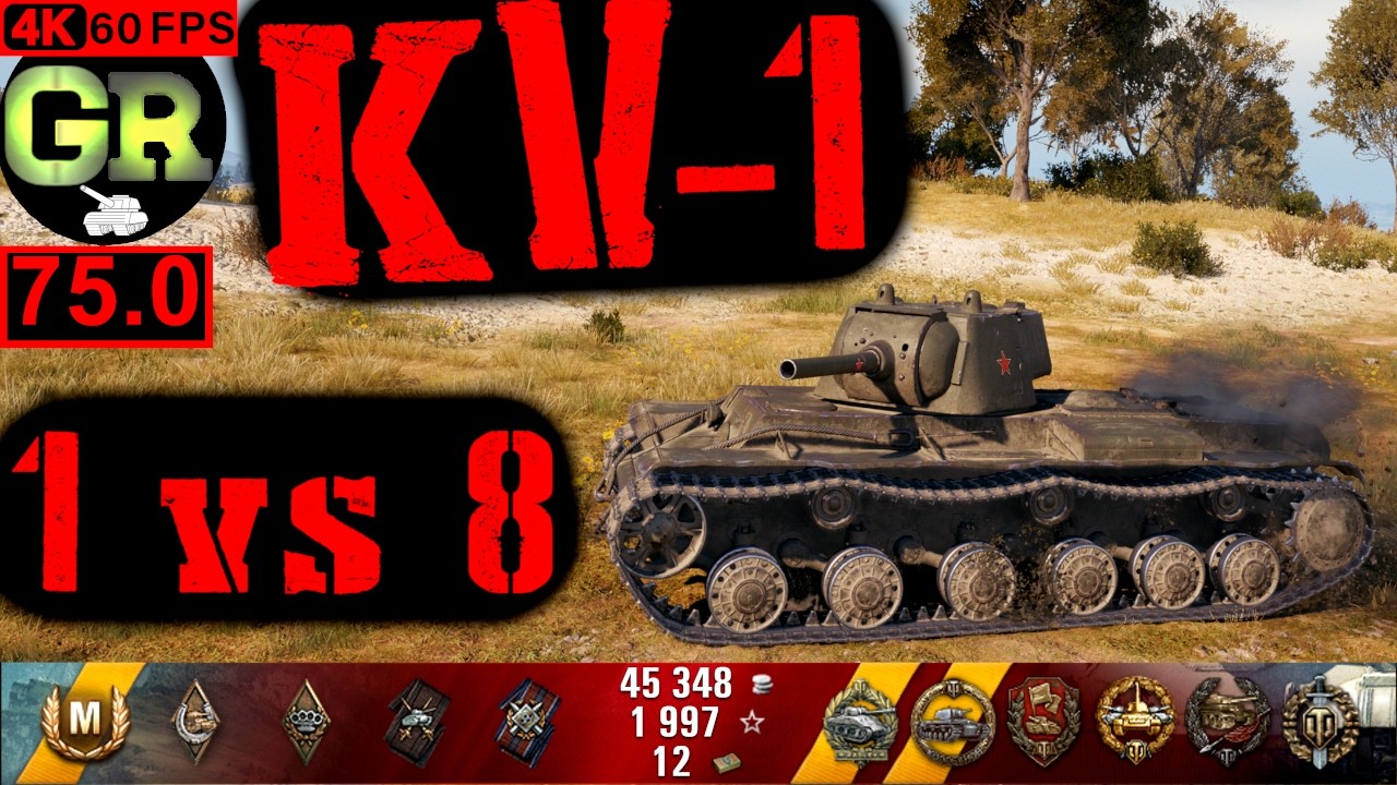 75_World of Tanks KV-1 WoT Replay - 8 Kills 2.2K DMG(Patch 1.4.0)