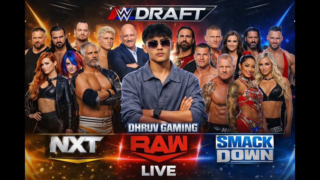 🔴 | Season 2 Climax 😱 NXT vs RAW vs SmackDown FINAL BOSS WAR 💀 WWE 2K25 MyGM LIVE | Dhruva Gaming 🔴