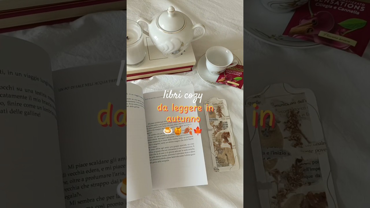 libri cozy da leggere in autunno 🍁📖 | #bookshorts #cozyreading