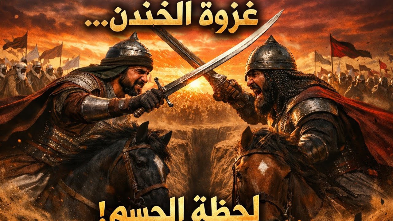 غزوة الخندق (الأحزاب) | أخطر حصار في تاريخ الإسلام وكيف نصر الله المؤمنين#🔔