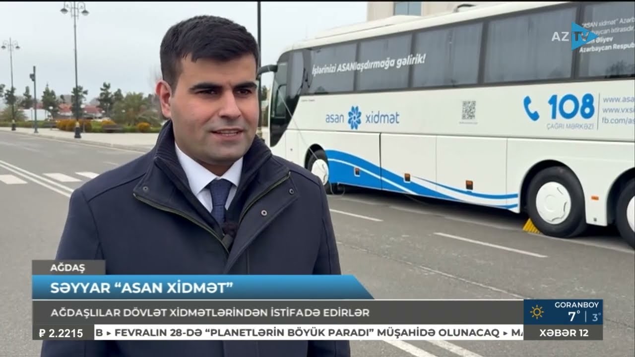 Səyyar ASAN xidmət Ağdaşda - AzTV 05.02.2026