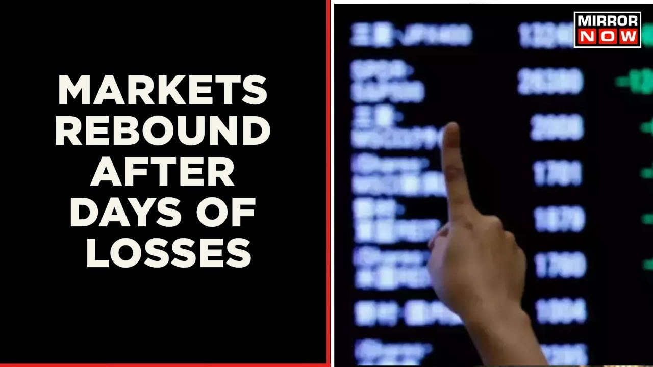 Markets Rebound After Days Of Losses | Sensex Gains Over 450 Points | English News