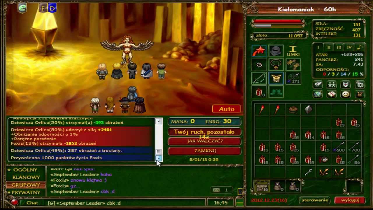 Dziewicza Orlica - 51 lvl - Tytan - Margonem