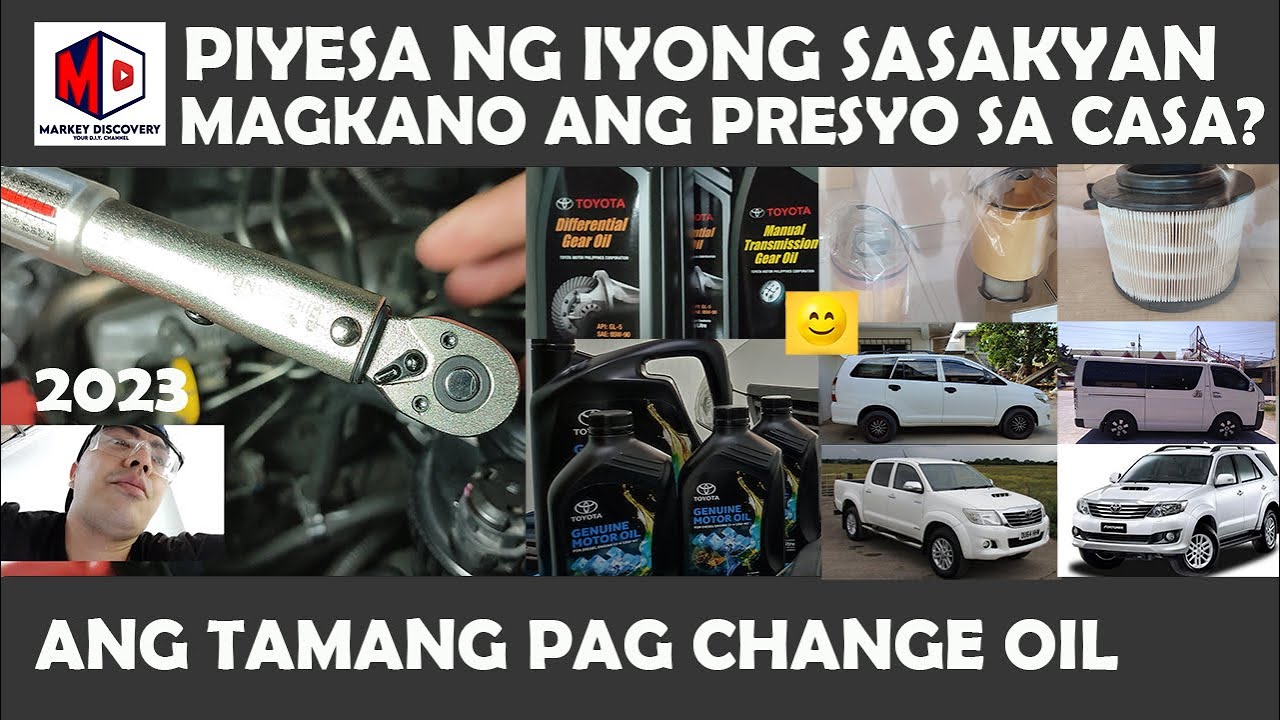 PRESYO NG PIYESA SA TOYOTA NGAYON 2023 | MAGKANO ANG CHANGE OIL NGAYONG NG INNOVA 2023 | CHANGE OIL