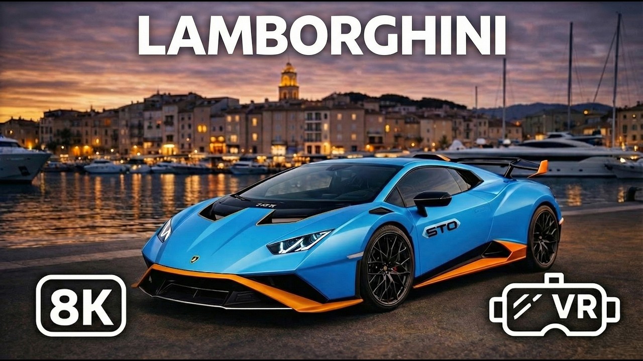 Lamborghini, Up Close and Unfiltered | 8K VR 180