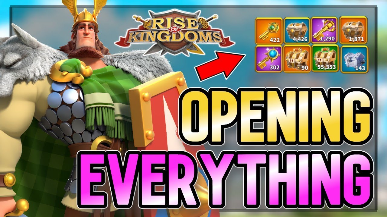 Hoarder Opens EVERYTHING! | Rise of Kingdoms